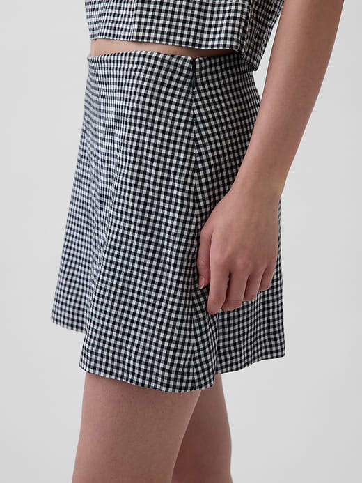 Gap Linen-Blend Mini Skort — photo 5