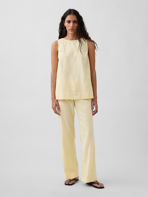 Gap Linen-Blend Shell Tank Top — photo 6