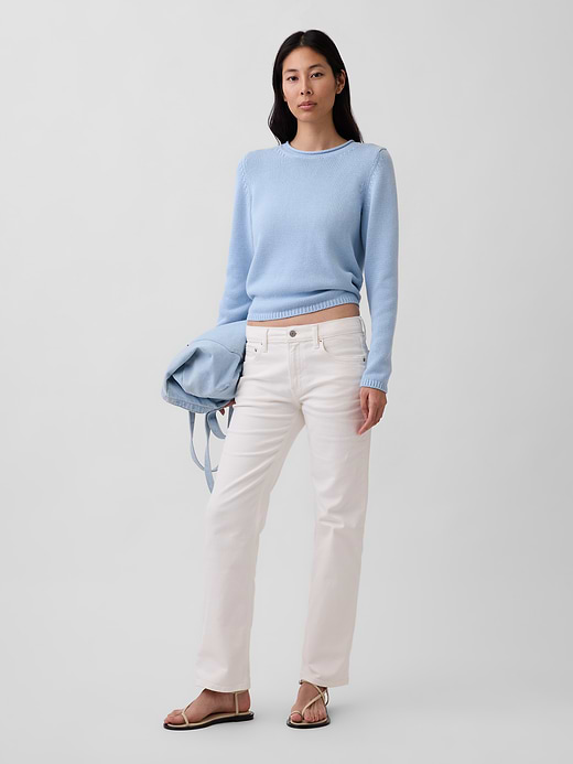 Gap Mid Rise Relaxed Straight Jeans — photo 1