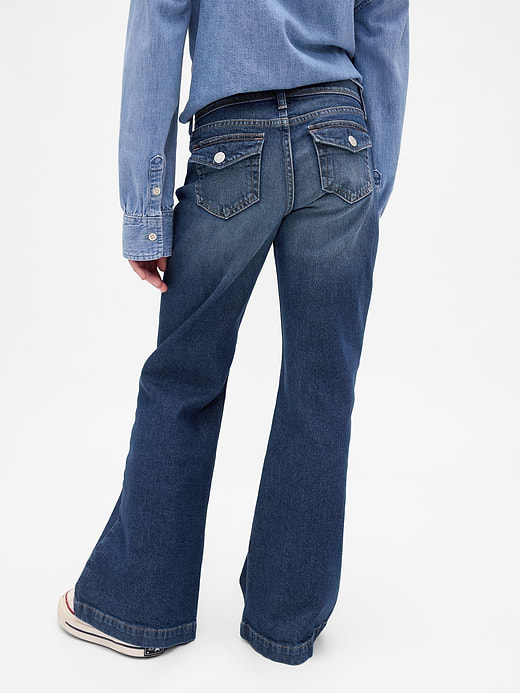 Gap Kids Low Rise Relaxed Flare Jeans — photo 5