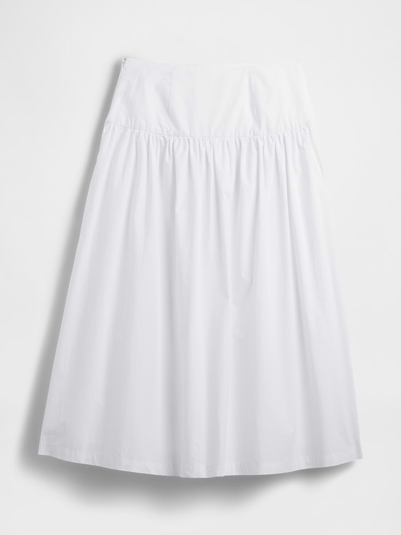Gap Poplin Drop-Waist Maxi Skirt — photo 6