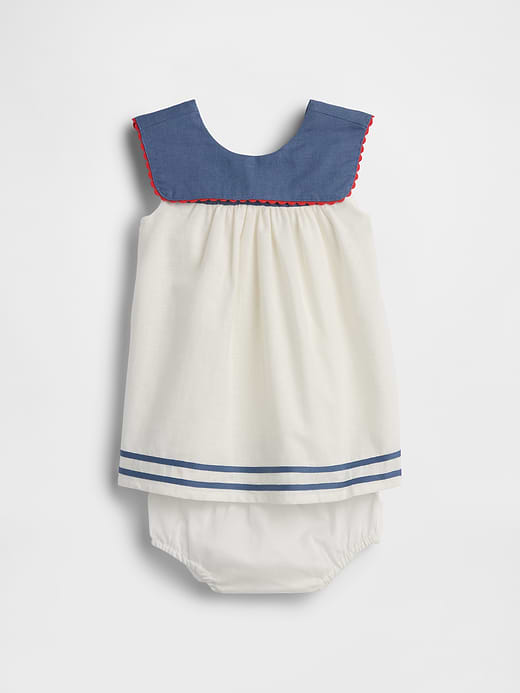 Gap Baby Linen-Cotton Sailor Dress — photo 4