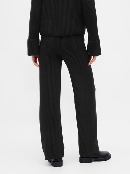 Gap CashSoft Shaker-Stitch Sweater Pants — photo 5