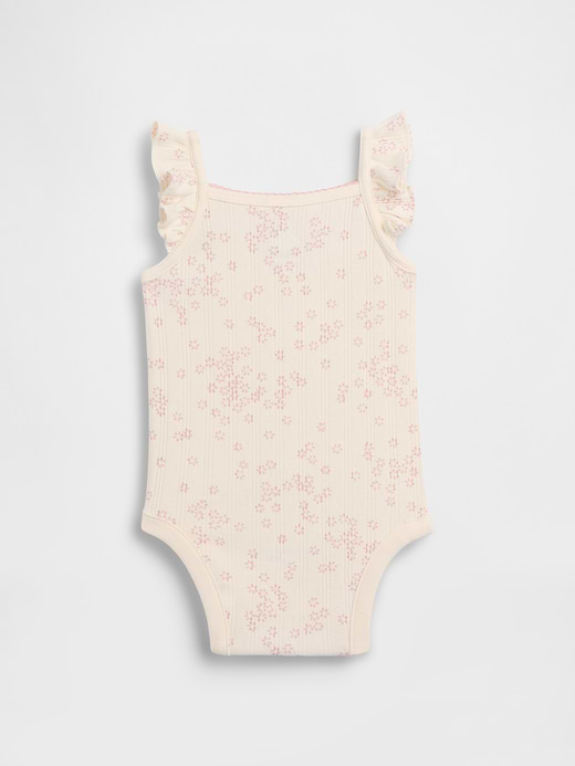 Gap Baby Pointelle Rib Tank Bodysuit — photo 3