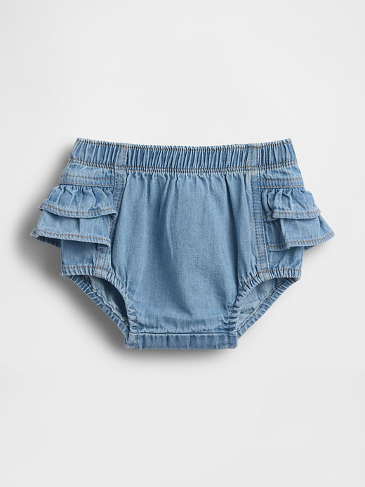 Gap Baby Denim Ruffle Bloomers — photo 1