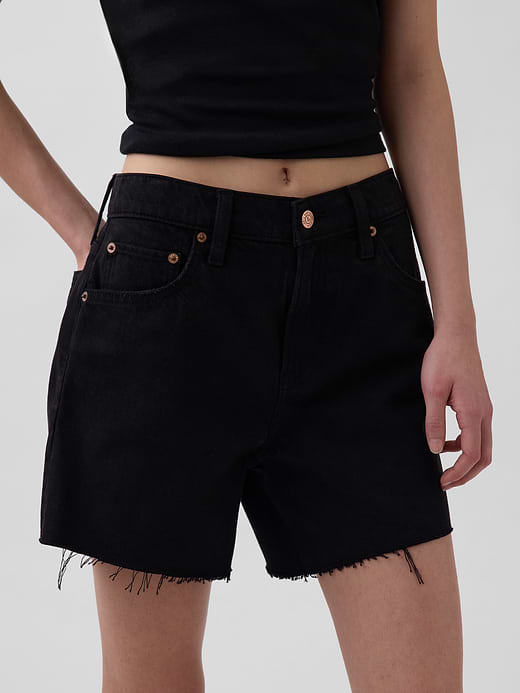 Gap 4" Mid Rise UltraSoft Relaxed Cutoff Shorts — photo 6