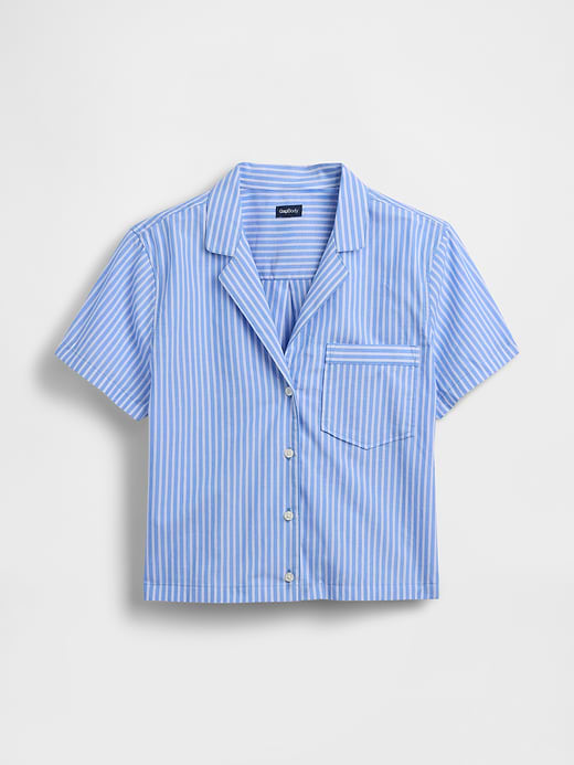 Gap Poplin Crop PJ Shirt — photo 6