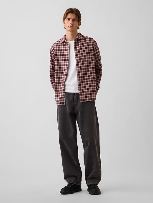 Gap Relaxed Flannel Shirt — photo 3