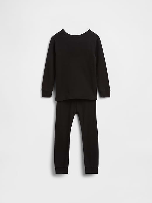 Gap Kids & Baby Organic Brushed Cotton Glow-In-The-Dark Skeleton PJ Set — photo 3
