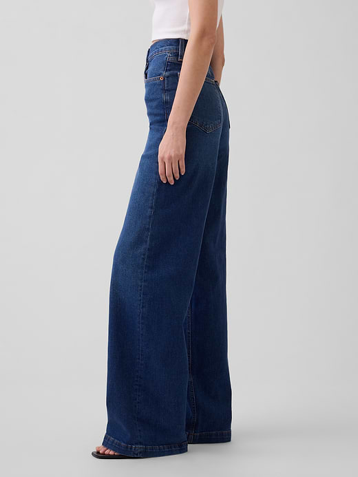 Gap High Rise Stride Wide-Leg Jeans — photo 4