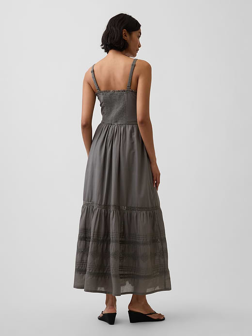 Gap Eyelet Tiered Maxi Dress — photo 3