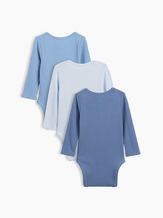 Gap Baby First Favorites TinyRib Bodysuit (3-Pack) — photo 3