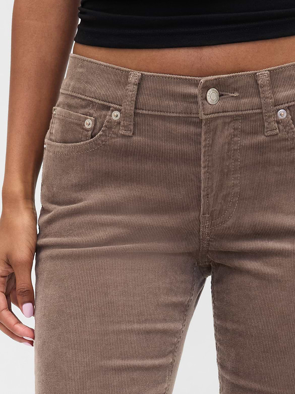 Gap Low Rise Corduroy '90s Slim Straight Pants — photo 9