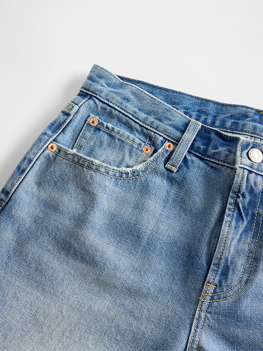 Gap Mid Rise Rigid Relaxed Straight Jeans — photo 7