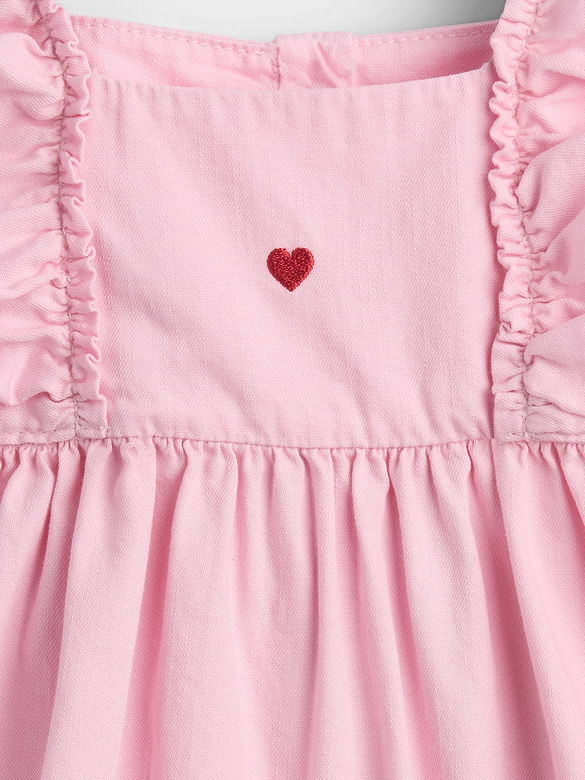 Gap Baby Denim Heart Dress — photo 4