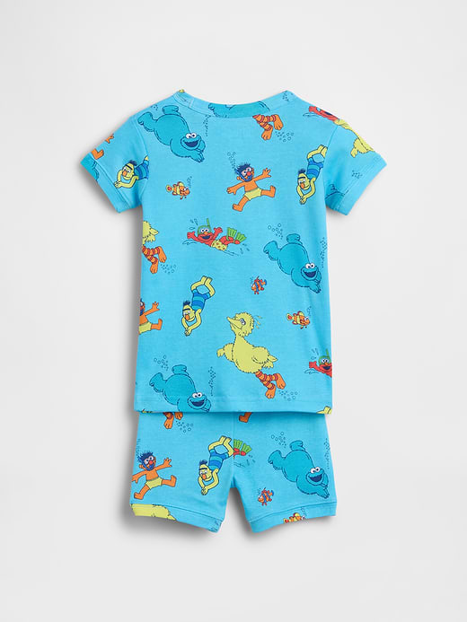 Gap Baby & Toddler Sesame Street Organic Brushed Cotton PJ Short Set — photo 3