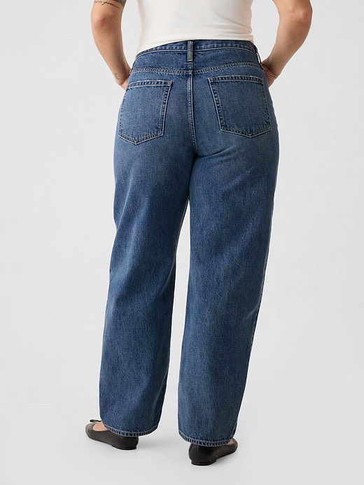 Gap High Rise Barrel Jeans — photo 7
