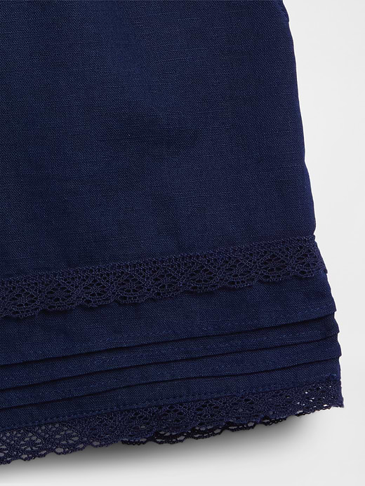 Gap Kids Linen-Cotton Lace-Trim Easy Shorts — photo 6