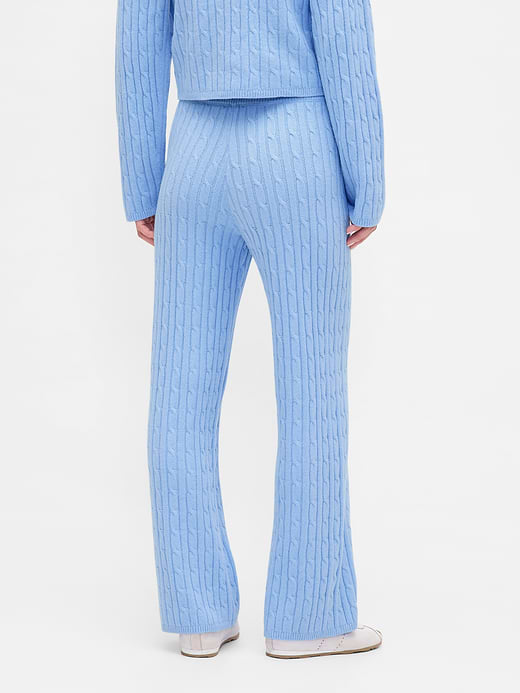 Gap CashSoft Cable-Knit Sweater Pants — photo 5