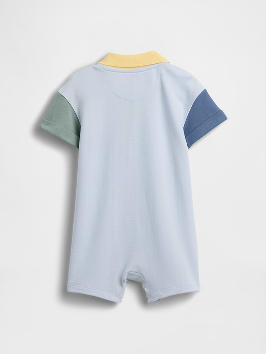 Gap Baby Pique Polo Shorty One-Piece — photo 3