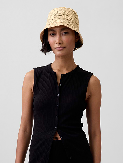 Gap Straw Bucket Hat — photo 1