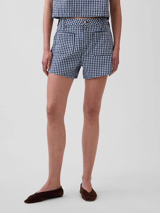 Gap 3.5" High Rise Relaxed Straight Denim Shorts — photo 3