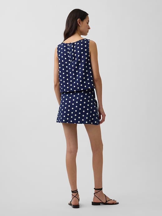 Gap Linen-Blend Mini Skort — photo 3