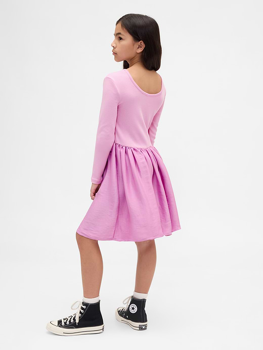 Gap Kids Modern Mixed Media Dress — photo 4