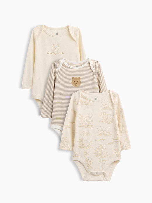 Gap Baby First Favorites TinyRib Bodysuit (3-Pack) — photo 1