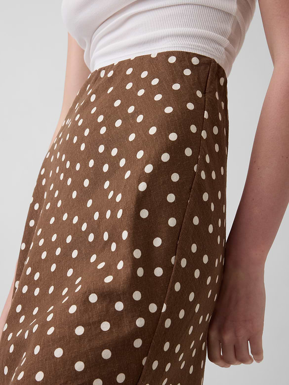 Gap Linen-Blend Maxi Slip Skirt — photo 5