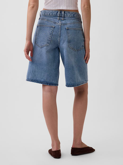 Gap 11" Mid Rise Longline Denim Shorts — photo 5