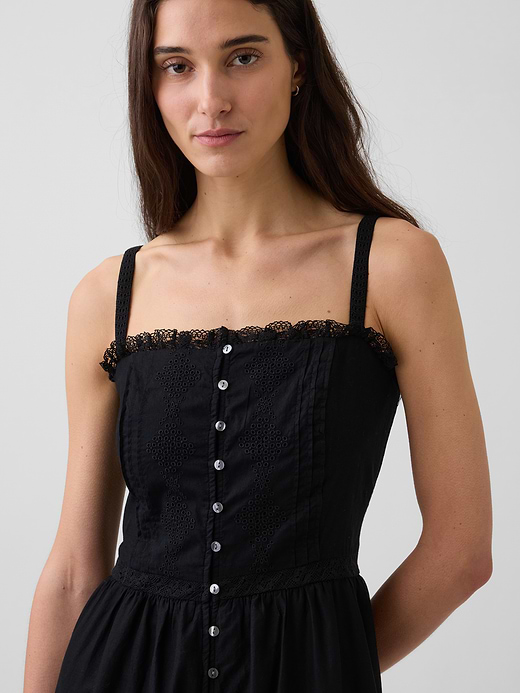 Gap Eyelet Tiered Maxi Dress — photo 5