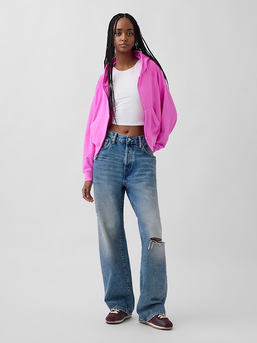 Gap VintageSoft Terry Zip Hoodie — photo 3
