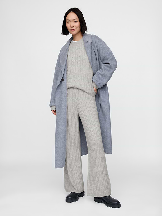 Gap CashSoft Cable-Knit Sweater Pants — photo 1