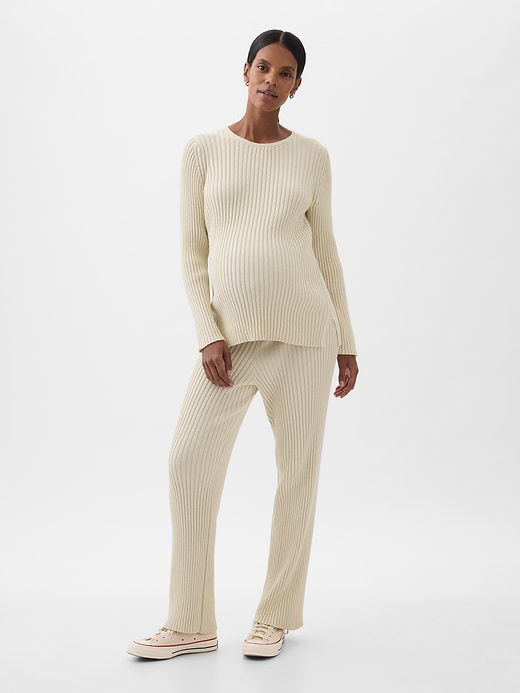 Gap Maternity Rib Sweater Pants — photo 1