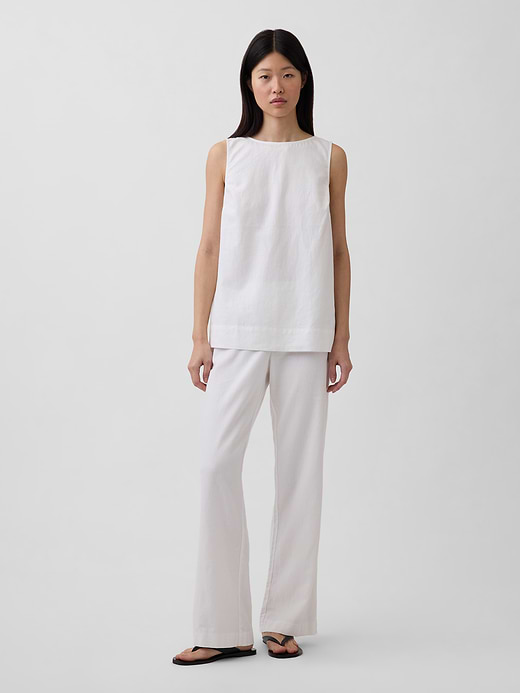 Gap Linen-Blend Shell Tank Top — photo 6