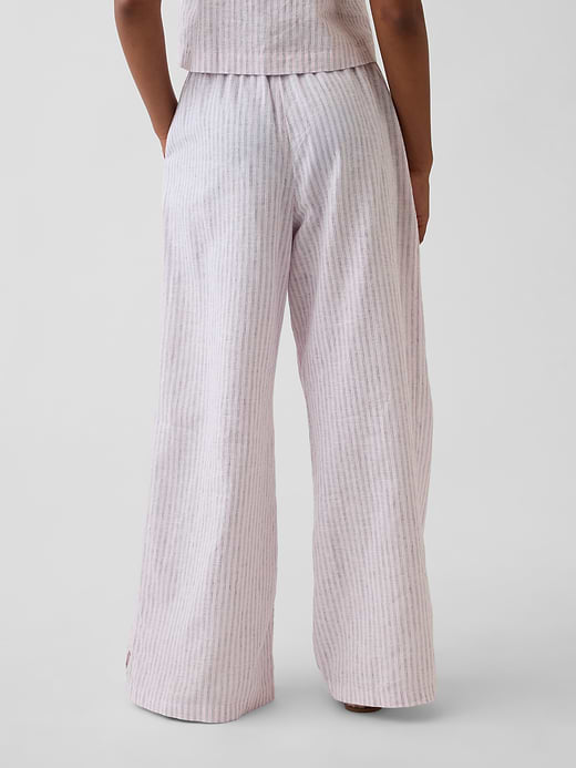 Gap Kids Linen-Cotton Easy Wide-Leg Pants — photo 5