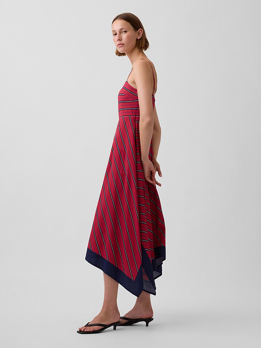 Gap Stripe Handkerchief Midi Dress — photo 4