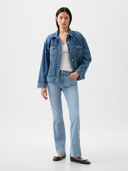 Gap Mid Rise Baby Boot Jeans — photo 1