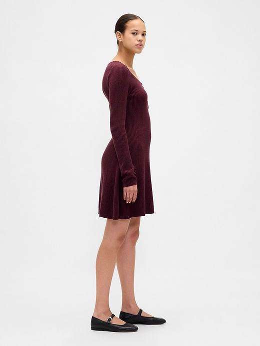 Gap CashSoft Rib Sweater Mini Dress — photo 4