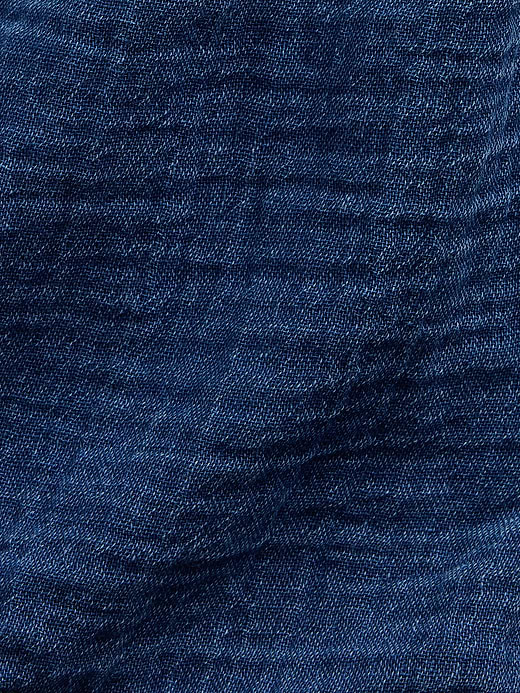 Gap Kids Cotton Gauze Denim Easy Ruffle Shorts — photo 7
