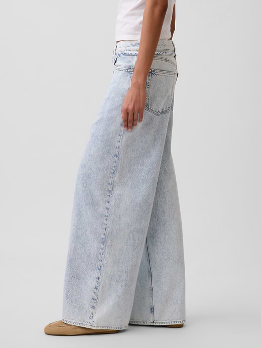 Gap Mid Rise UltraSoft Baggy Jeans — photo 4
