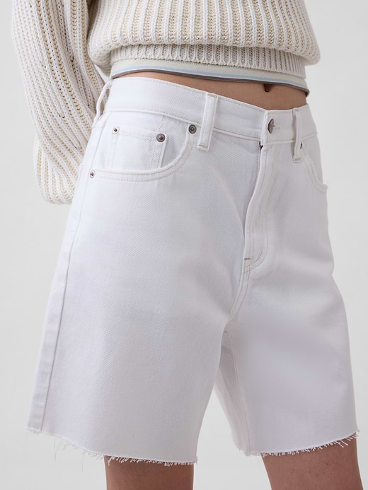 Gap 8" Mid Rise UltraSoft Loose Bermuda Shorts — photo 6