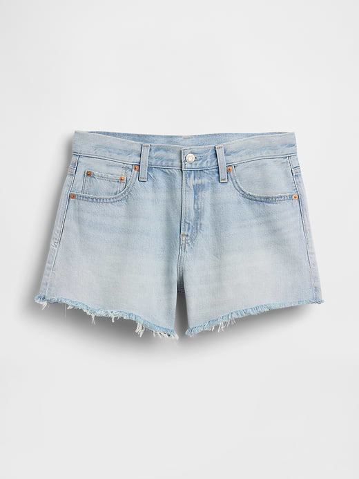 Gap 4" Mid Rise UltraSoft Relaxed Cutoff Shorts — photo 7