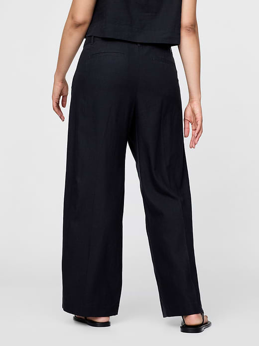 Gap 365 Low Rise Linen-Blend Trousers — photo 7