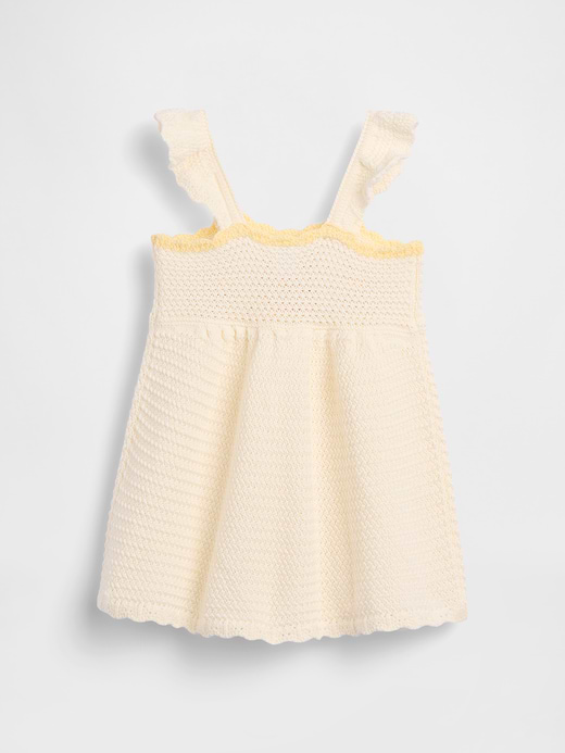 Gap Baby Crochet Flower Dress — photo 3