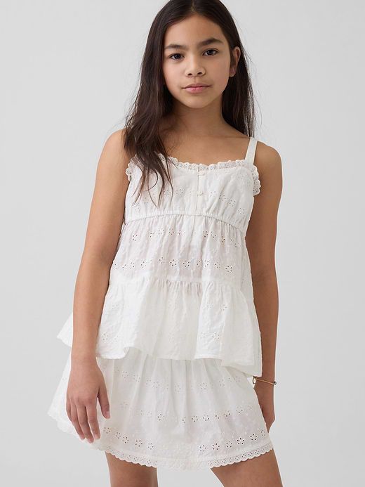 Gap Kids Denim Tiered Tank Top — photo 1