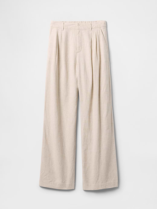 Gap 365 High Rise Linen-Blend Trousers — photo 8
