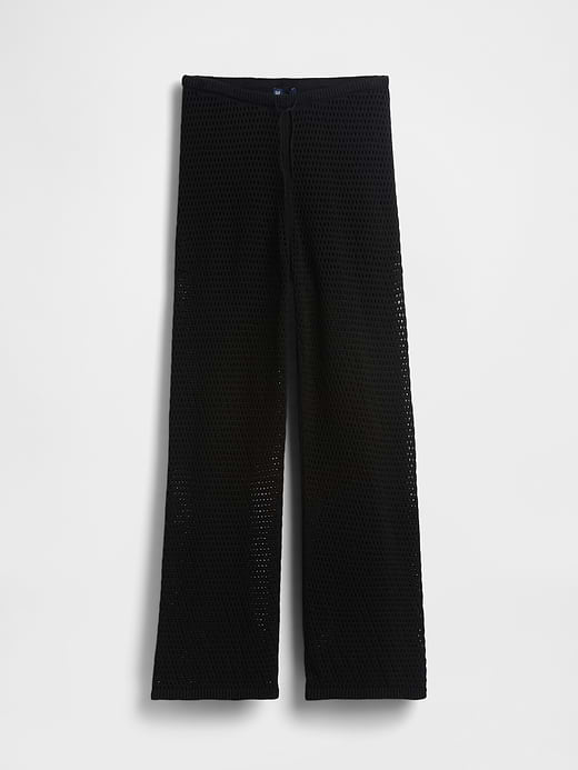 Gap 100% Cotton Crochet Sweater Pants — photo 8