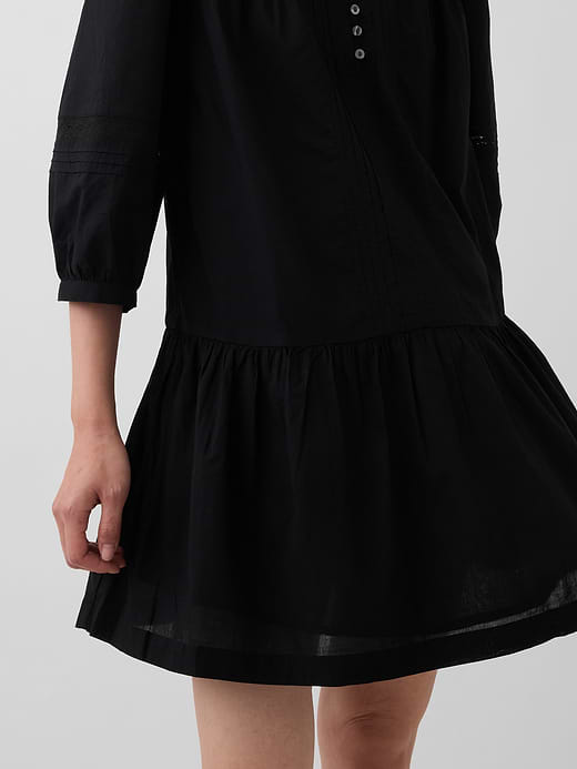 Gap Lace-Trim Drop-Waist Mini Dress — photo 5
